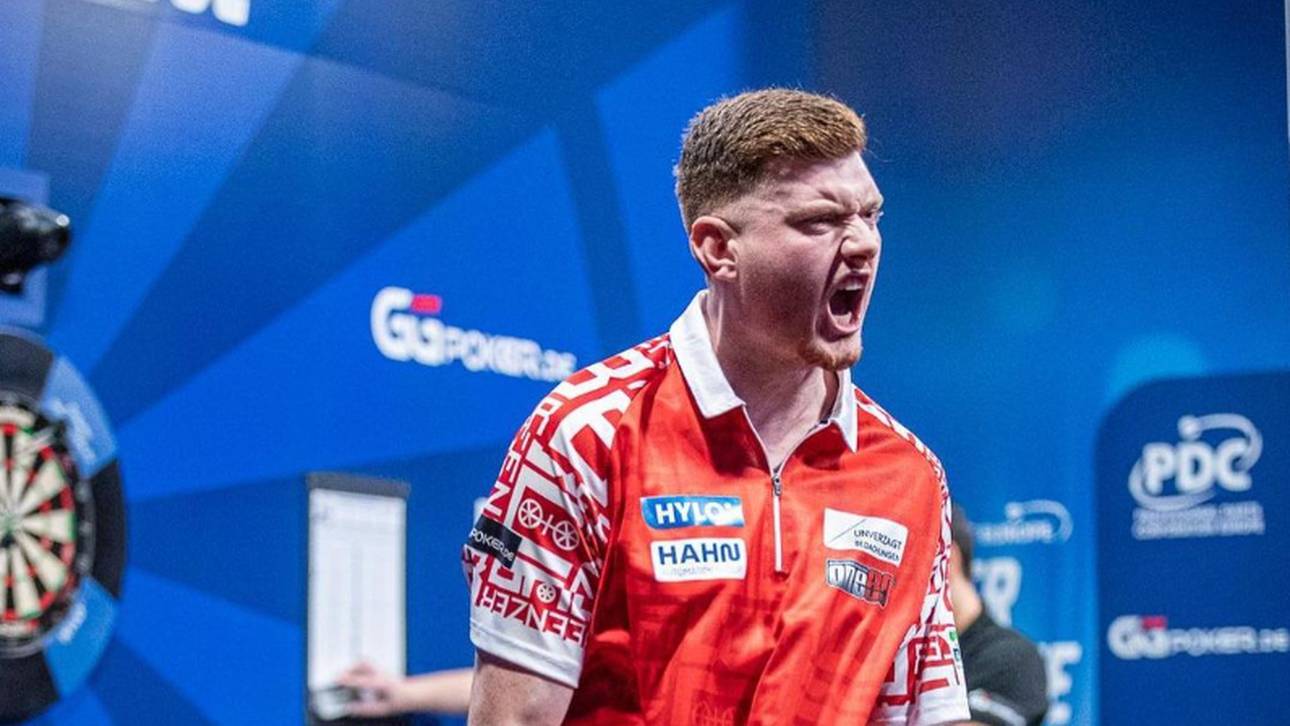 Niko Springer gewinnt das dritte Turnier bei der PDC Europe Next Gen