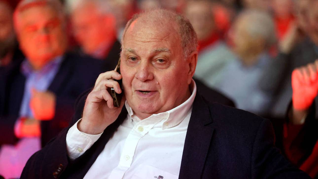 Uli Hoeneß am Telefon