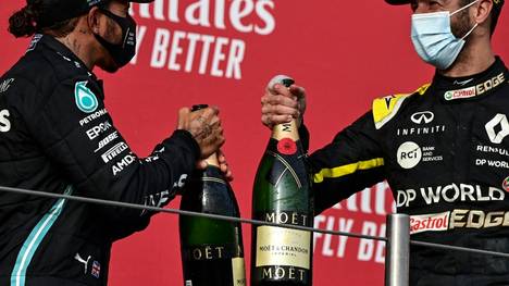 Formel 1: Lewis Hamilton (l.) und Daniel Ricciardo