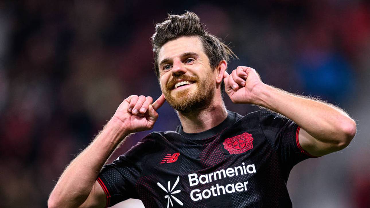 Jonas Hofmann ist mit Bayer Leverkusen ins DFB-Pokal-Halbfinale eingezogen
