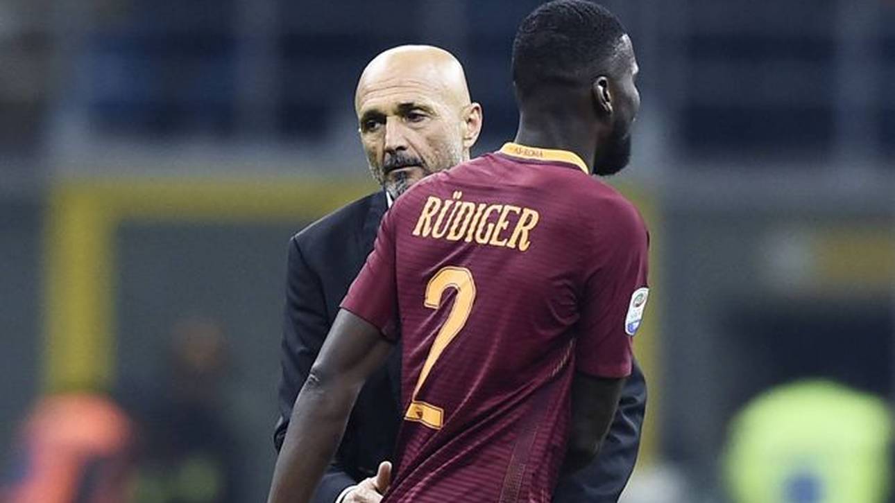 Antonio Rüdiger spielte unter Luciano Spalletti bei der AS Rom