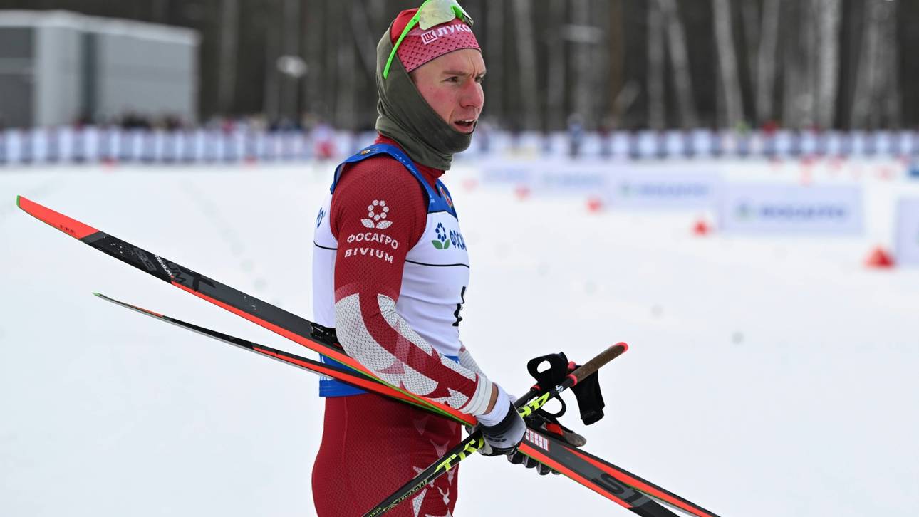 Russischer Ski-Läufer scheitert