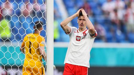 Robert Lewandowski erlebte mit Polen eine herbe Enttäuschung