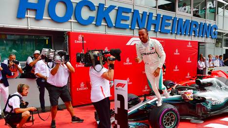 Lewis Hamilton gewann 2018 den GP von Deutschland auf dem Hockenheimring