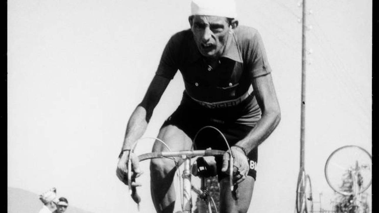 Fausto Coppi bei der Tour de France 1952
