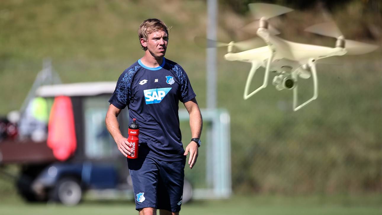 Hoffenheim trainiert mit Drohne