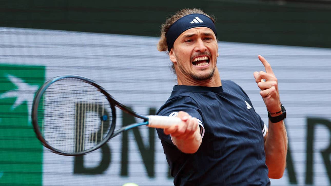 Alexander Zverev steht zum zweiten Mal in Paris im Endspiel