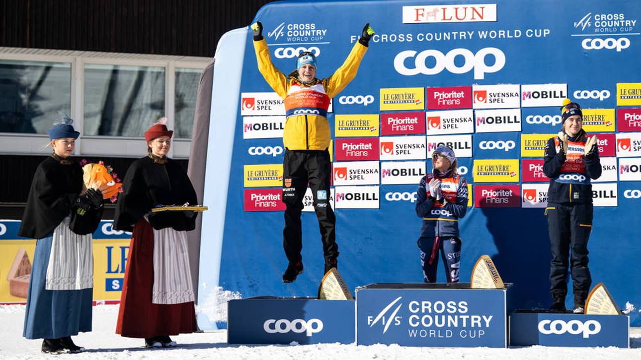 Deutsche Langläuferin historisch