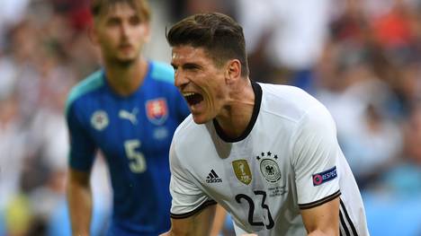 Mario Gomez erzielte das 2:0 für Deutschland