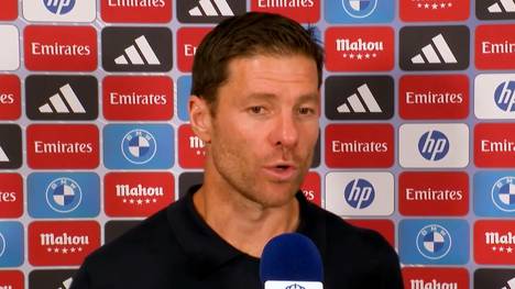 Xabi Alonso hat sein erstes Ligaspiel als Trainer von Real Madrid gewonnen. Nach der Partie spricht er über seine Premiere.