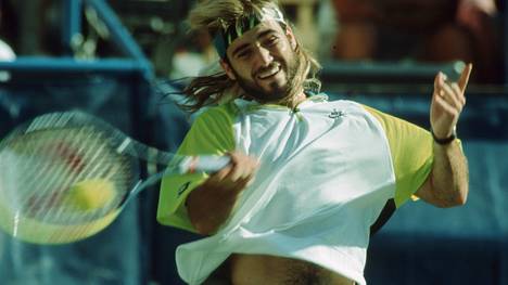 Die Haare waren eine Perücke: Andre Agassi in den frühen Neunzigern