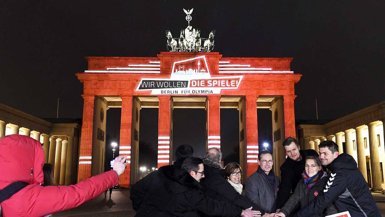 Berlin wirbt mit Lichtshow