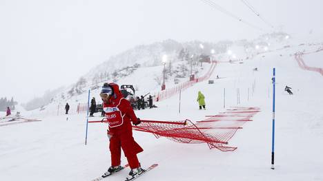 An Skifahren war am Sonntagmorgen in  Val d'Isere France nicht zu denken