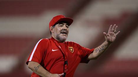Diego Maradona trainiert derzeit den arabischen Zweitligisten Al-Fujairah