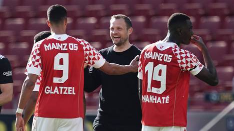 Bo Svensson (Mitte) und der FSV Mainz 05 erleben eine erfolgreiche Rückrunde
