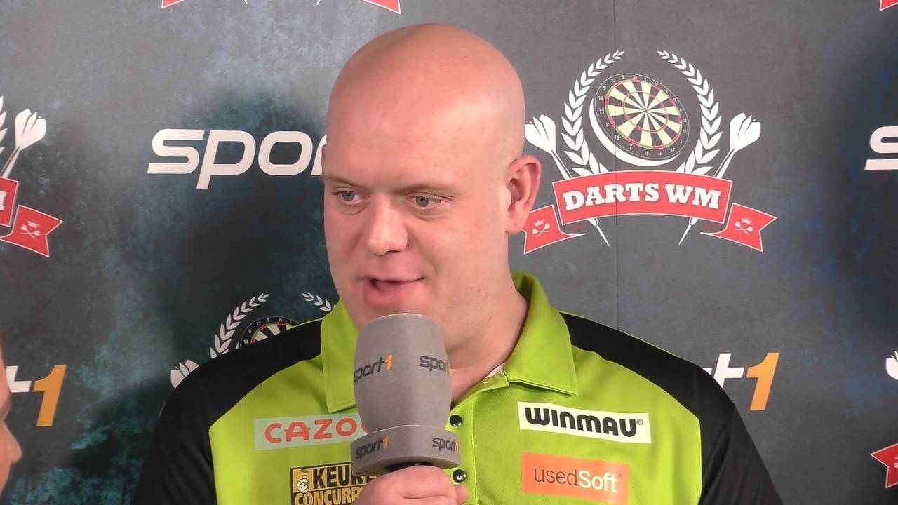 Darts WM 2023: Michael van Gerwen vor seinem Achtelfinale im SPORT1 Interview