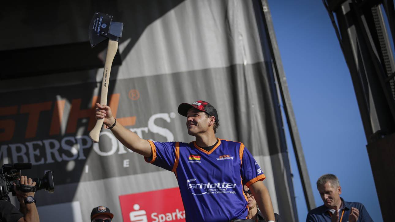 Ebner ist der beste Holzfäller