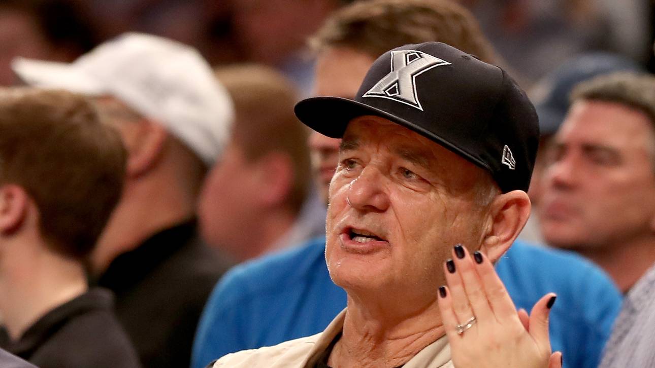 Bill Murray als Edelfan beim Basketball