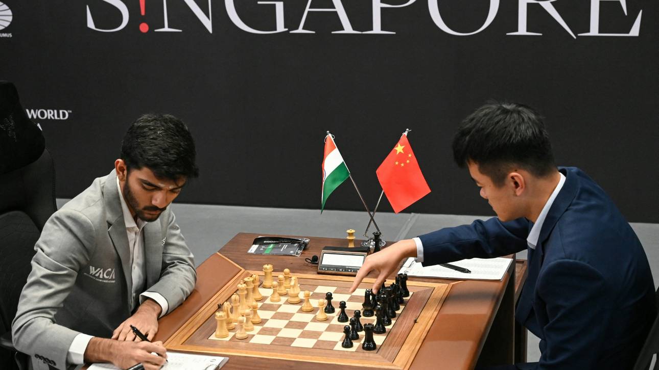 Schach-WM: Ding und Gukesh mit nächstem Remis