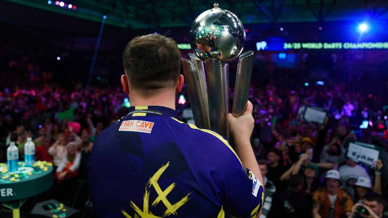 Luke Littler wurde 2025 erstmals PDC-Weltmeister