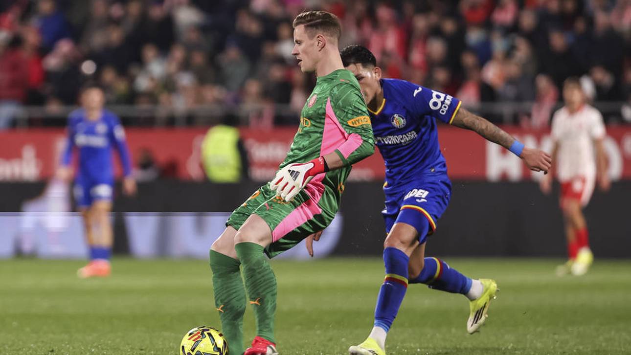 Marc-Andre ter Stegen zeigte bei seinem Debüt in der letzten Sekunde eine überragende Parade