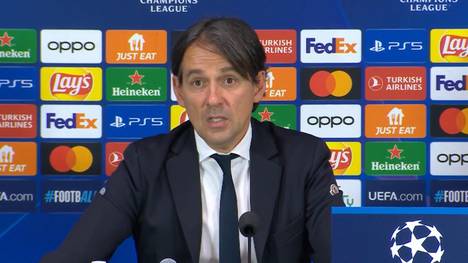 Inter-Trainer Simone Inzaghi freut sich nach dem Sieg gegen Atlético Madrid über die Leistung von Marko Arnautovic. Sorgen bereitet dagegen die Verletzung von Marcus Thuram.