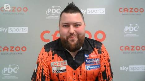 Michel Smith spricht nach seinem Viertelfinalsieg über Dimitri van den Bergh im interview über die Anmeldung seines Sohnes zum Caller-Casting.