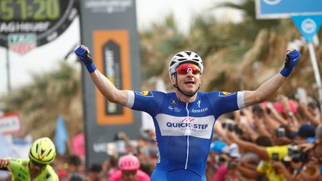 Elia Viviani gewann seine dritte Giro-Etappe