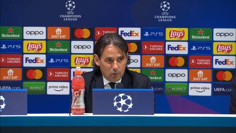 Inter-Trainer Simone Inzaghi spricht über die Verletzung von Robin Gosens und über einen möglichen Einsatz des Nationalspielers im Rückspiel. 