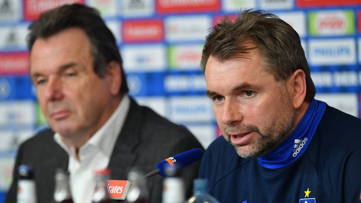 Bernd Hollerbach ist der neue Trainer des Hamburger SV. Auf seiner Mission Klassenerhalt will der 48-Jährige hart durchgreifen