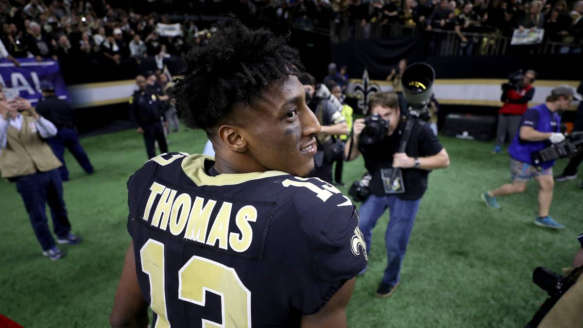 Der Streik von Michael Thomas hat sich ausgezahlt - und dem Wide Receiver der New Orleans Saints einen Rekord-Vertrag eingebracht! Der 26-Jährige erhält einen neuen Deal über 100 Millionen Dollar Gehalt für fünf Jahre
