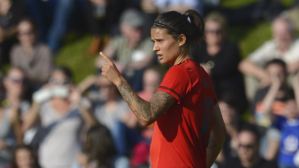 Dzsenifer Marozsan (Alter: 23, Verein: 1. FFC Frankfurt, Länderspiele: 47, Tore: 23)