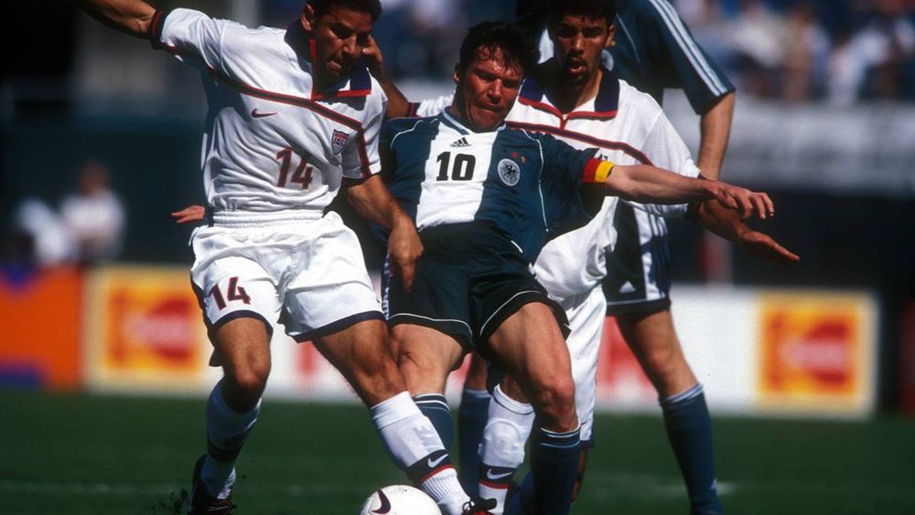 Lothar Matthäus im Testspiel gegen die USA 1999
