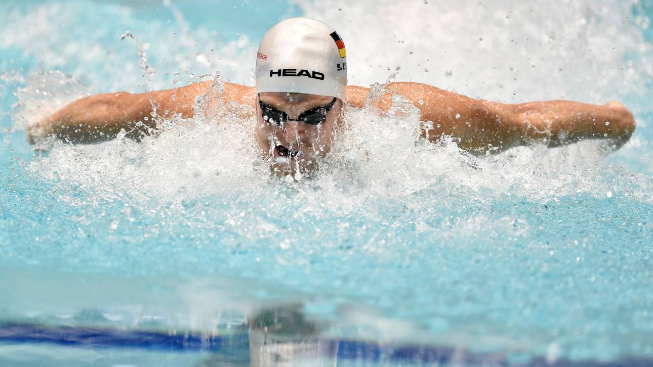 Männer-Lagenstaffel im Finale