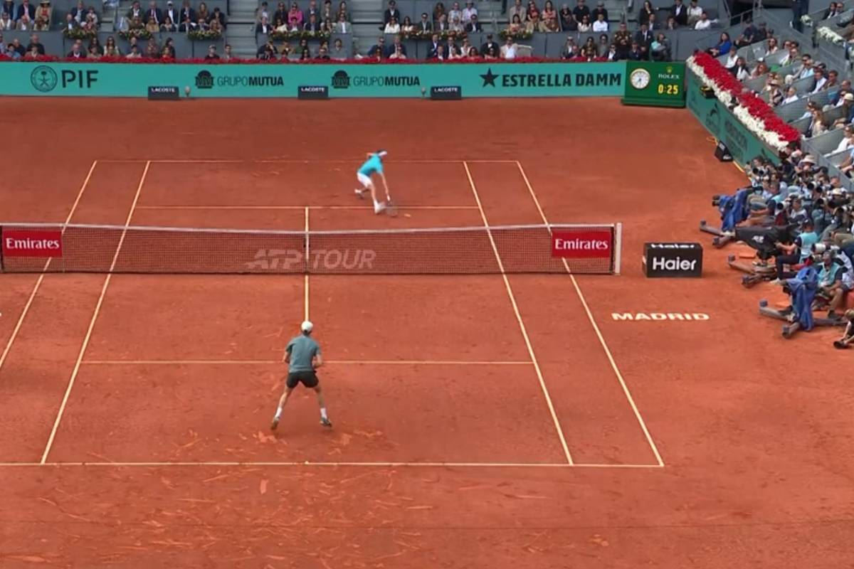 Hier demütigt Sinner Zverev einmal mehr