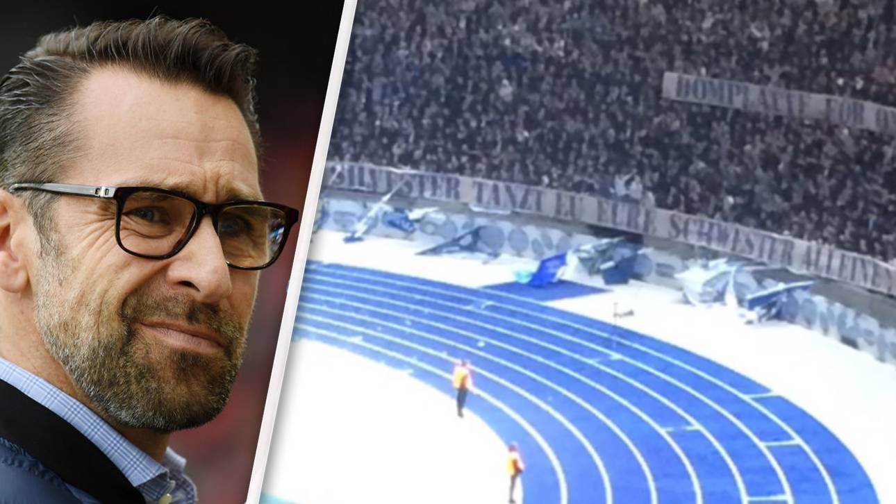 Hertha reagiert auf Ekel-Banner