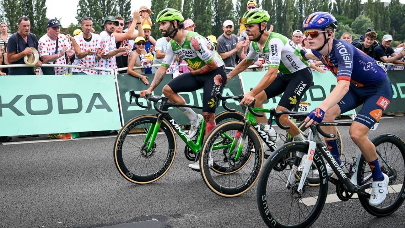 Sturz-Drama bei der Tour