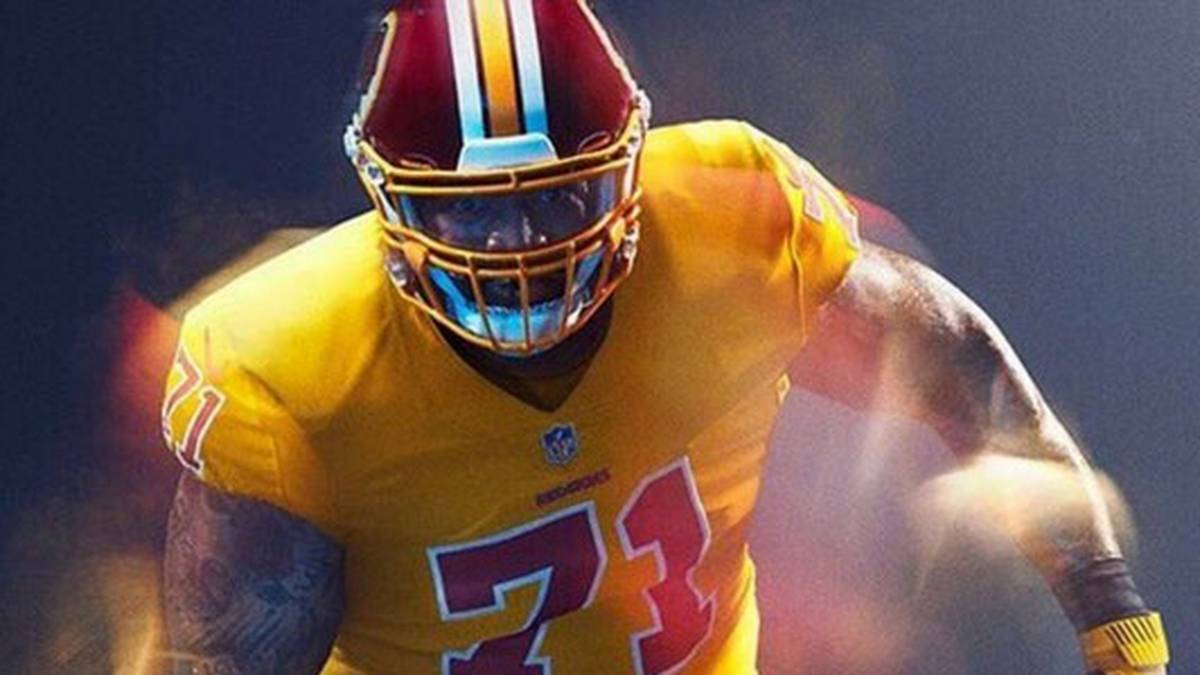Die Washington Redskins mit Offensive Lineman Trent Williams sind am 24. November an Thanksgiving gegen die Dallas Cowboys gefordert