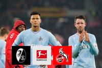 Der SC Freiburg besiegt den 1. FC Köln mit 2:0 am 15. Spieltag der Bundesliga. Torschützen sind Michael Gregoritsch und Roland Sallai. Kölns Jeff Chabot erhält Platzverweis.