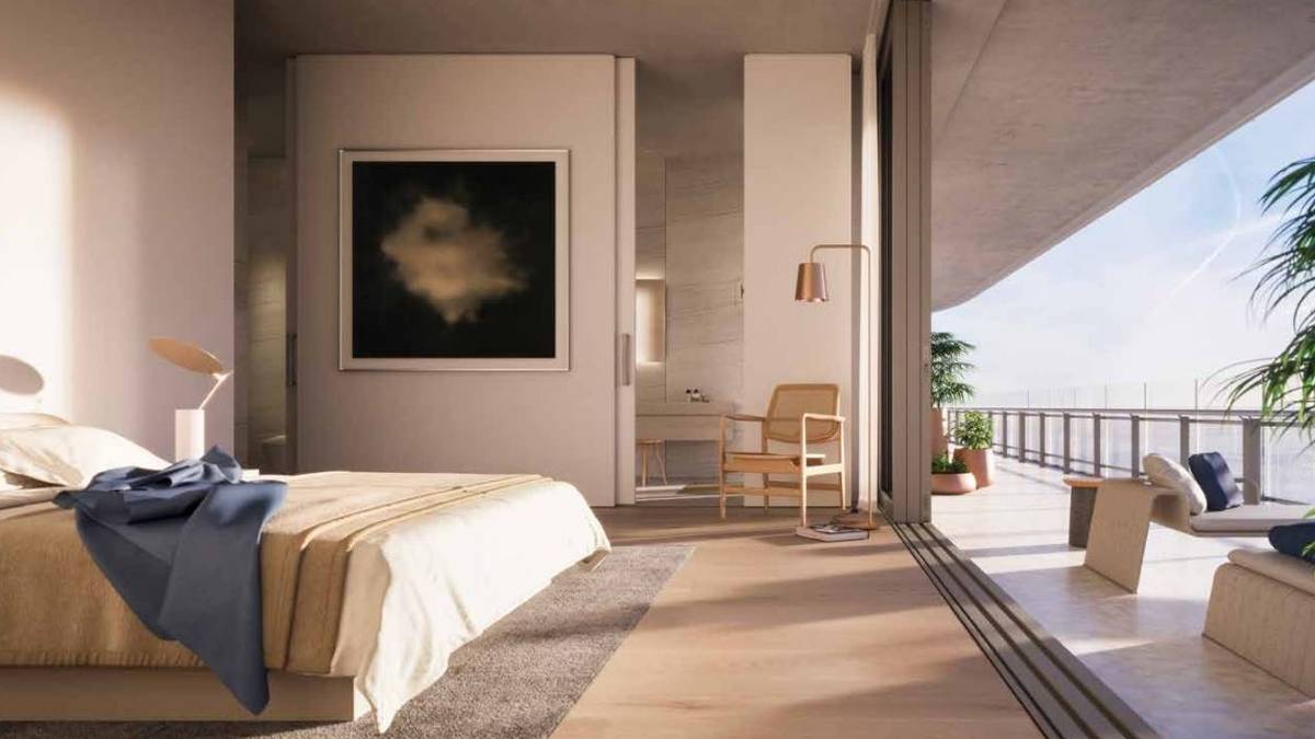 Insgesamt hat das Apartment drei Schlafzimmer und damit genug Platz, um auch einmal Gäste zu empfangen