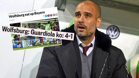Pep Guardiola und der FC Bayern werden von der internationalen Presse zerrissen