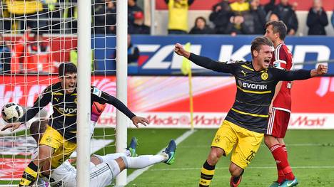 Borussia Dortmund jubelt beim FC Ingolstadt