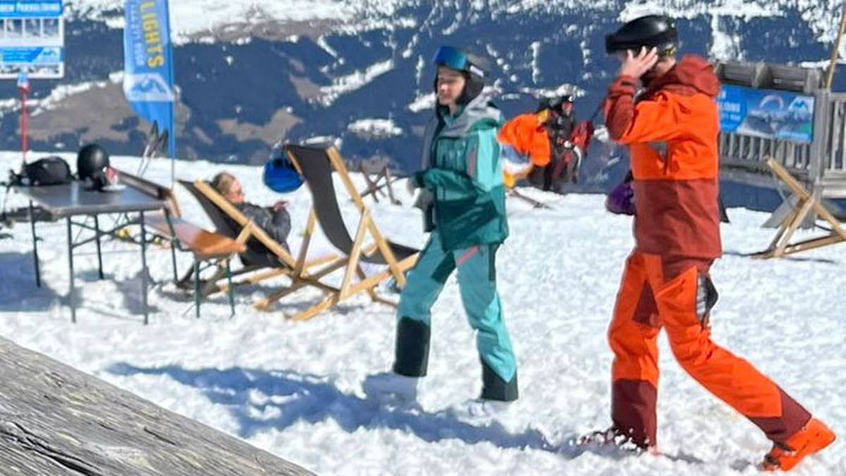 Julian Nagelsmann (r.) und Lena Wurzenberger im Zillertal