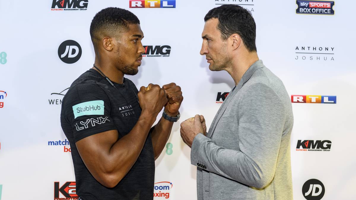 Weltranglistenposition: Klitschko (WBA: 2., IBF: 3.) vs. Joshua (IBF: Weltmeister, unabhängige Weltrangliste: 1.)