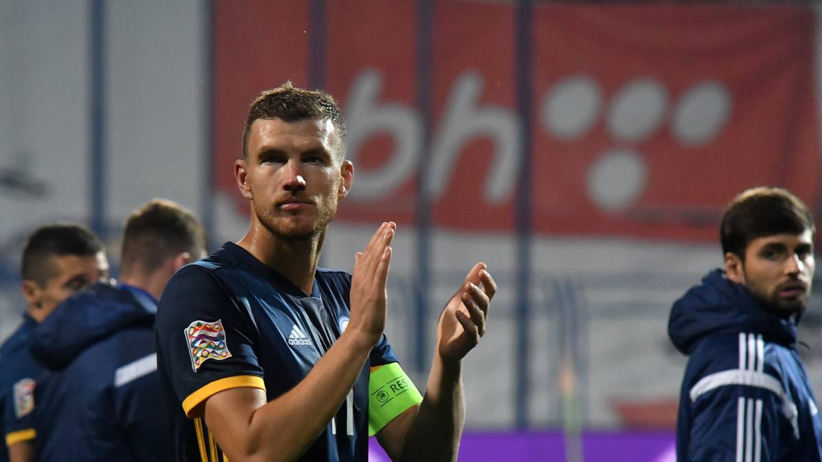 BOSNIEN & HERZEGOWINA - Auch die Nationalmannschaft von Bosnien und Herzegowina  um Star-Stürmer Edin Dzeko strebt die erste Qualifikation für eine Europameisterschaft an