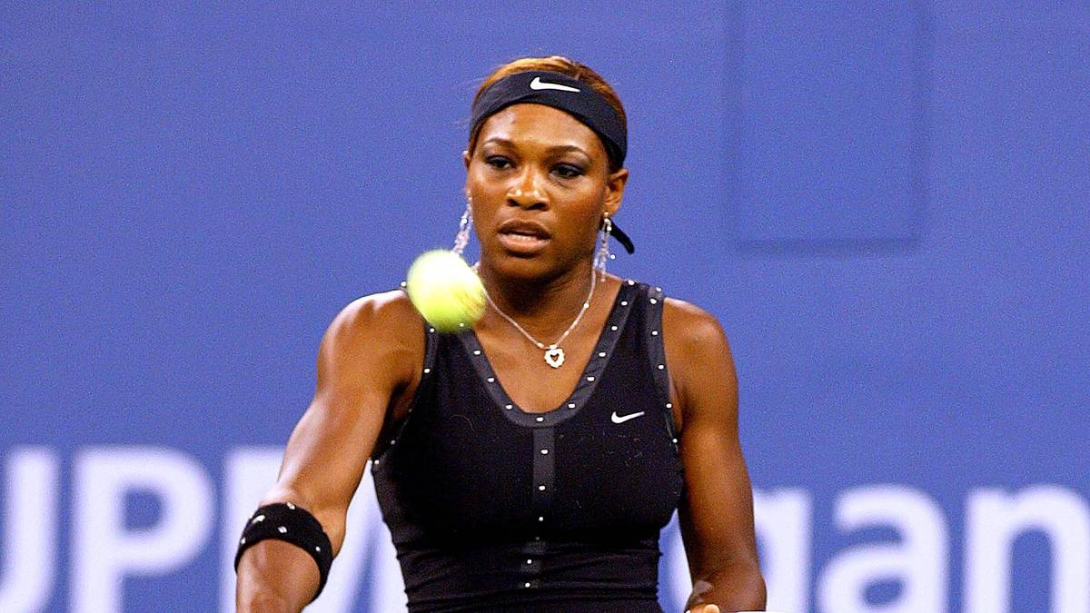 Passend zum Rebell-Look ließ sich Serena Williams diese Stiefel schneidern. Wenn Rebell, dann richtig