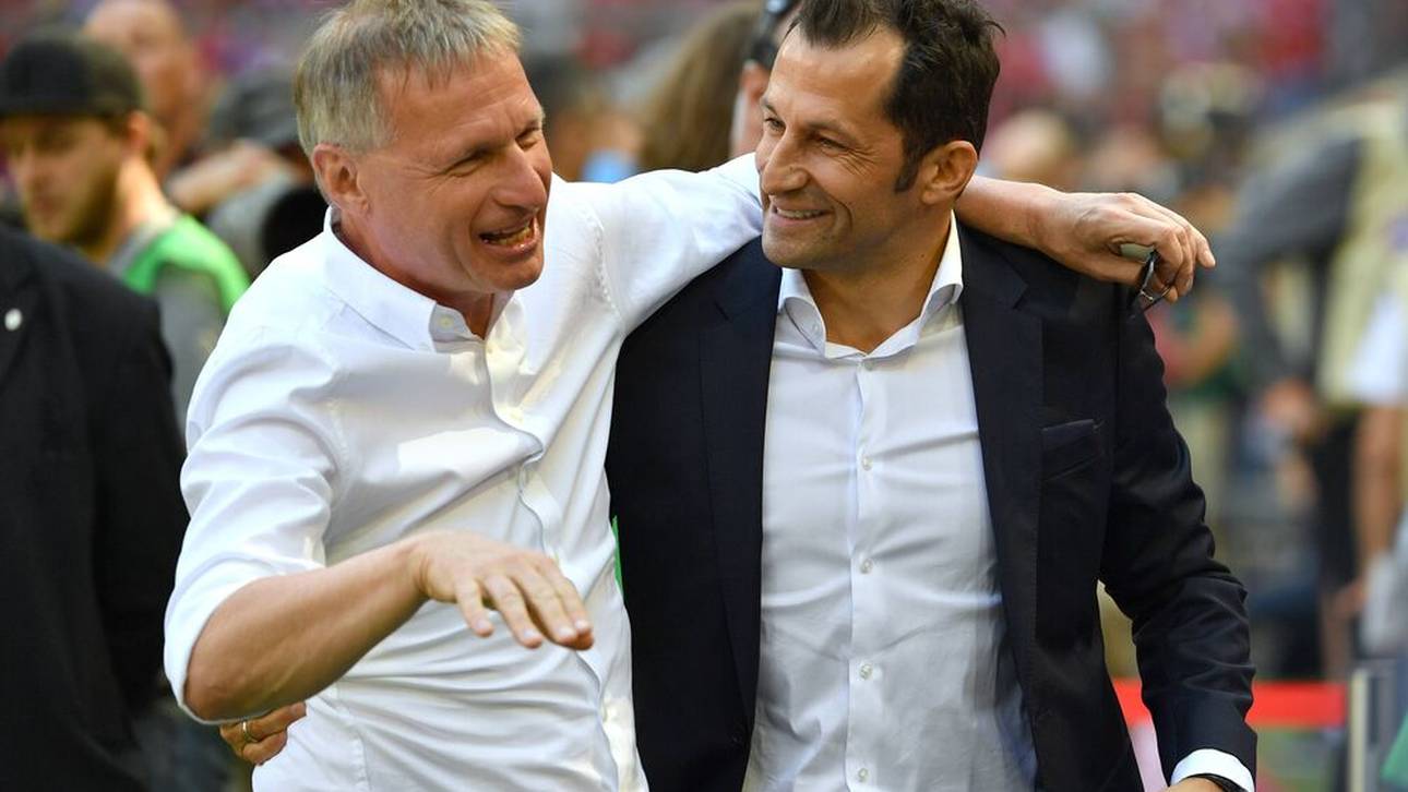 Michael Reschke (l.) verließ den FC Bayern 2017 - im selben Jahr kam Hasan Salihamidzic als Sportdirektor