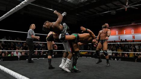 Bei Halftime Heat in der Halbzeitpause des Super Bowl waren diesmal die NXT-Stars in Aktion