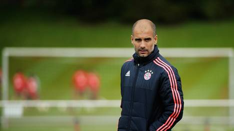 Pep Guardiola steht noch bis 2016 beim FC Bayern unter Vertrag
