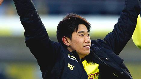 Shinji Kagawa kehrte im Sommer 2014 von Manchester United zurück zu Borussia Dortmund